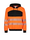 Korntex EOS Hi-Vis Hoodie EN 20471, schwarz/neonorange, XL
