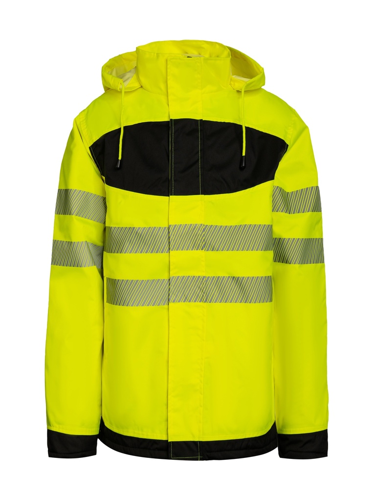 Korntex EOS Hi-Vis Parka EN 20471, schwarz/neongelb, XXL