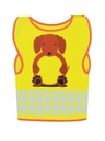 Korntex Kinder Warnweste Tierwelt, XXS, Hund