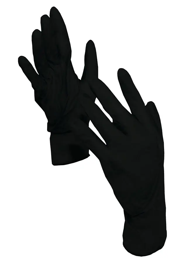 Korntex Einweghandschuhe Nitril, schwarz, XL