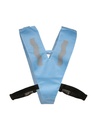 Korntex Multifunktionskragen für Kinder mit Sicherheitsverschluss, hellblau, S