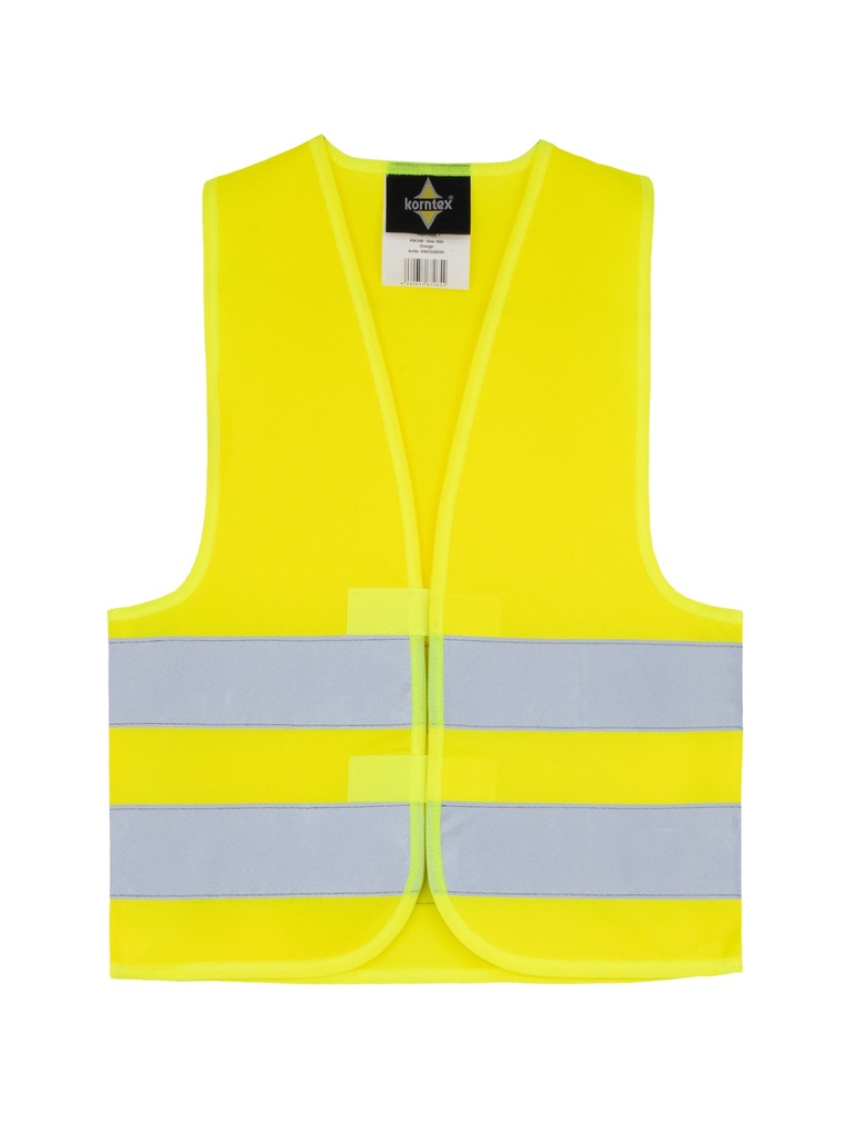 Korntex Kinder Warnweste, neongelb, S