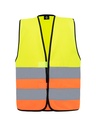 Korntex Kinder Warnweste, neongelb/neonorange, XXS