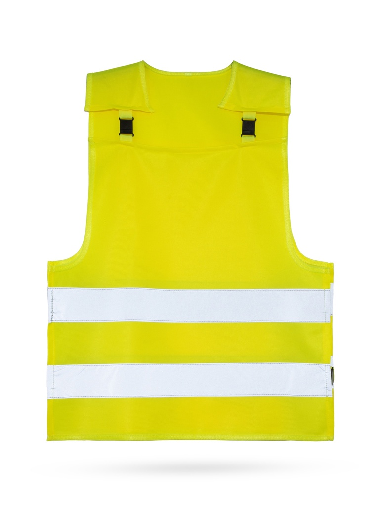 Korntex Kinder Warnponcho Anti-Strangulation, neongelb, XS
