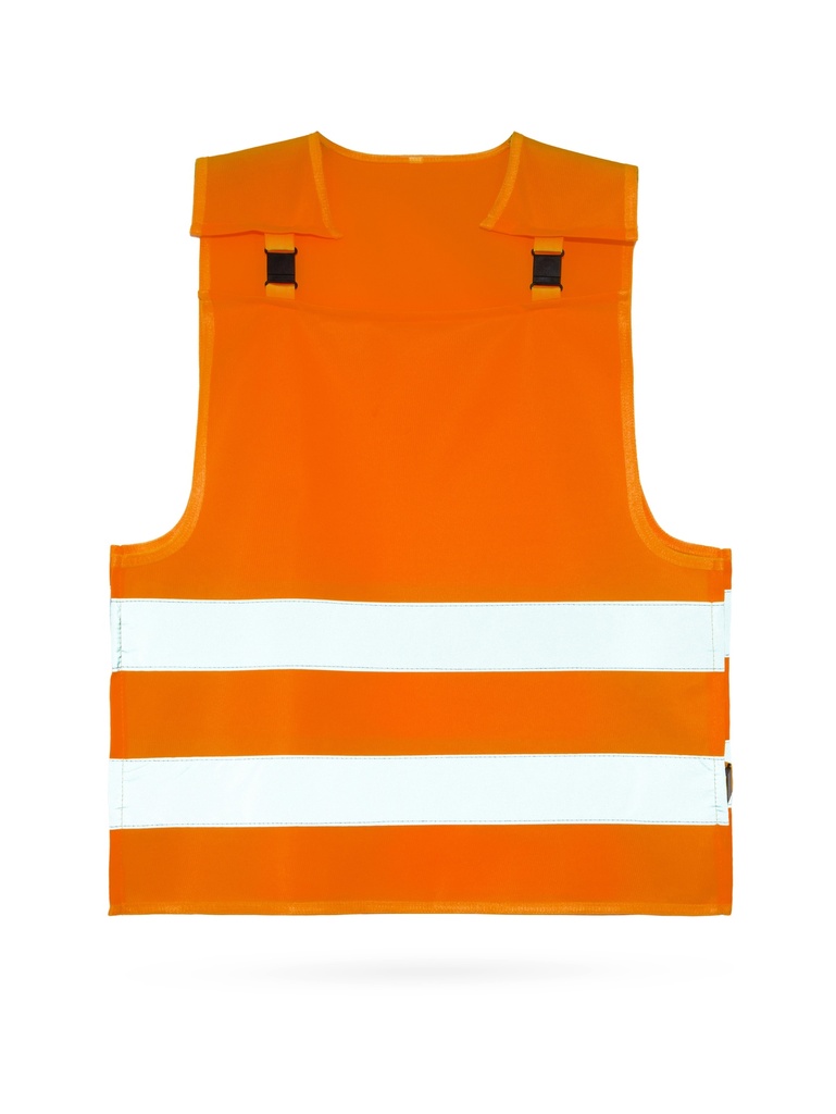 Korntex Kinder Warnponcho Anti-Strangulation, neonorange, S