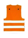 Korntex Kinder Warnponcho Anti-Strangulation, neonorange, S