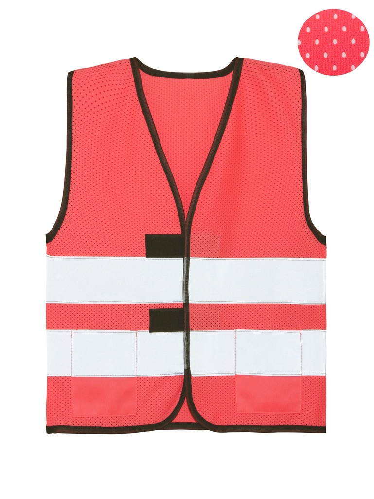 Korntex Kinder Mesh Funktionsweste, neonpink, S