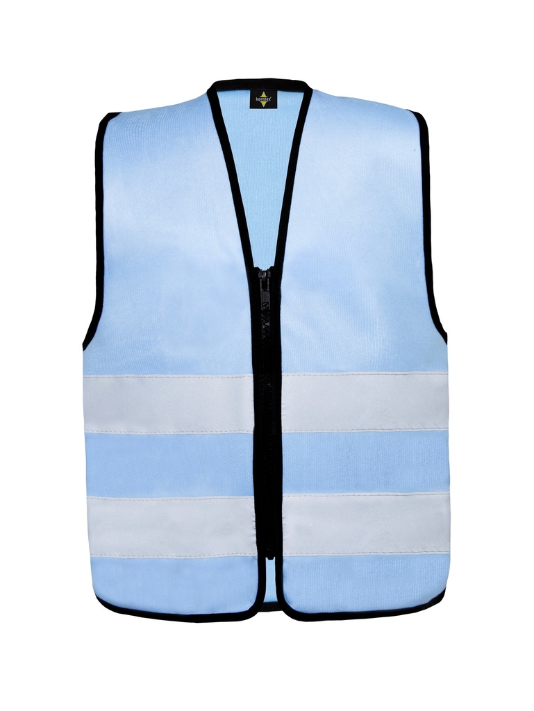 Korntex Kinder Funktionsweste mit Reissverschluss, hellblau, XS