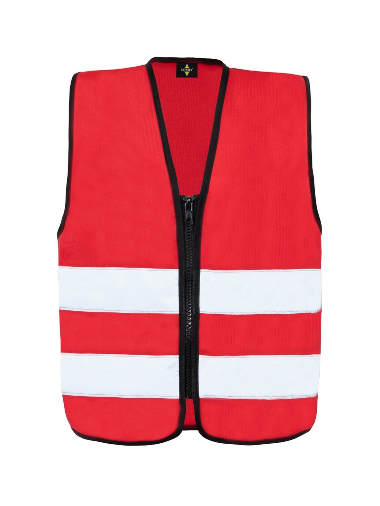 Korntex Kinder Funktionsweste mit Reissverschluss, rot, S