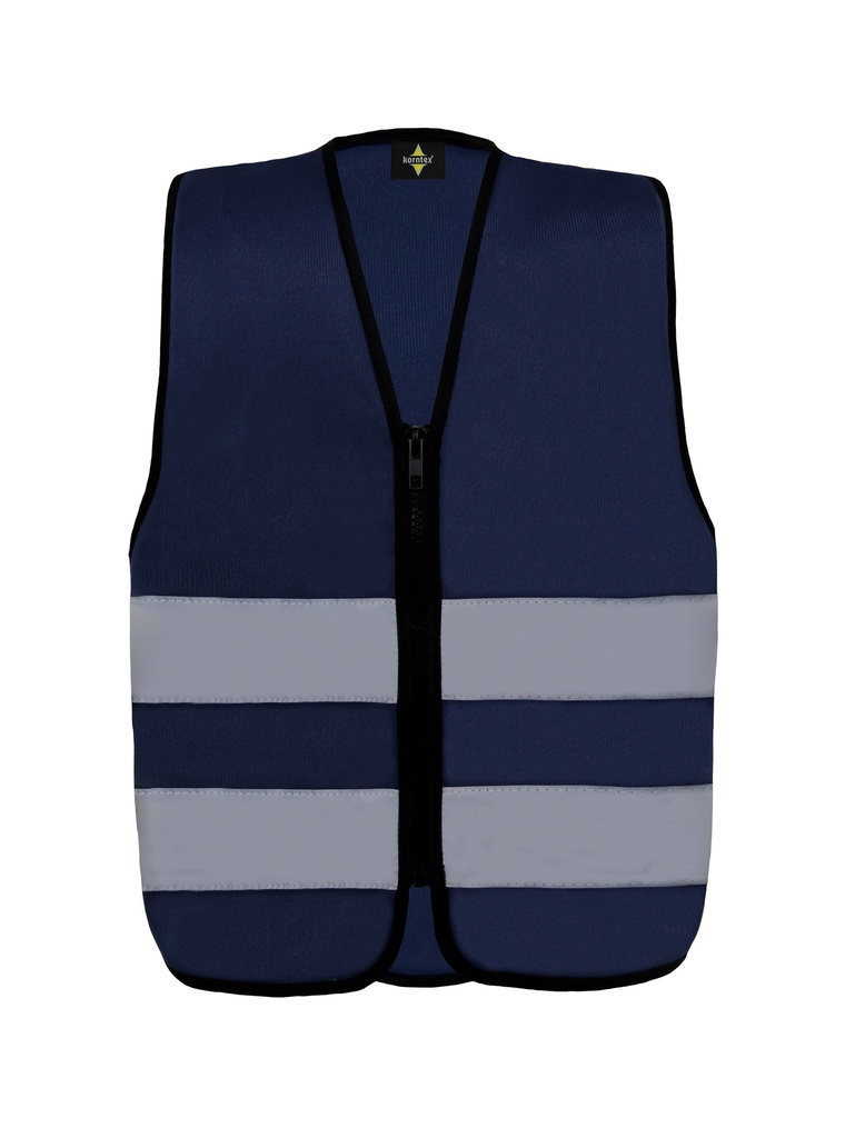 Korntex Kinder Funktionsweste mit Reissverschluss, navyblau, XS