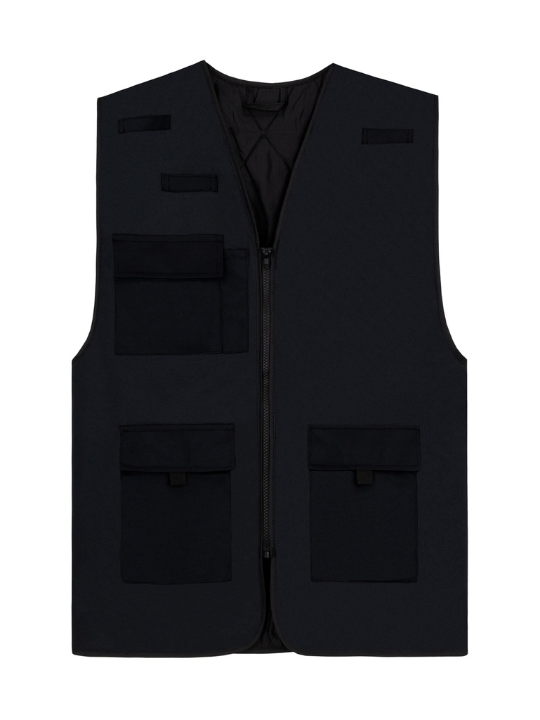 Korntex Arbeitsweste gefüttert, schwarz, 5XL