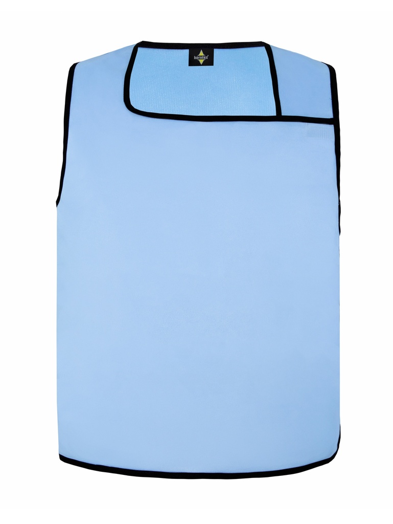 Korntex asymmetrische Kennzeichnungsweste, hellblau, XS