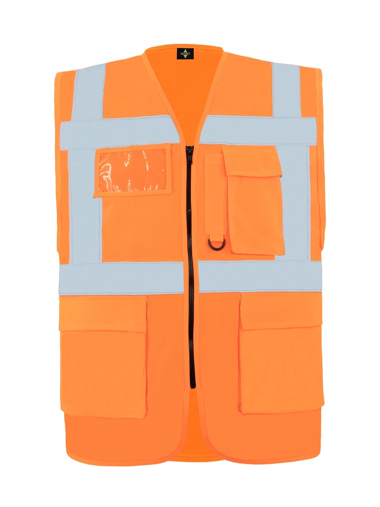 Korntex Multifunktionswarnweste CF EN 20471, neonorange, S