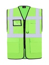 Korntex Multifunktionsweste CF, neongrün, 4XL