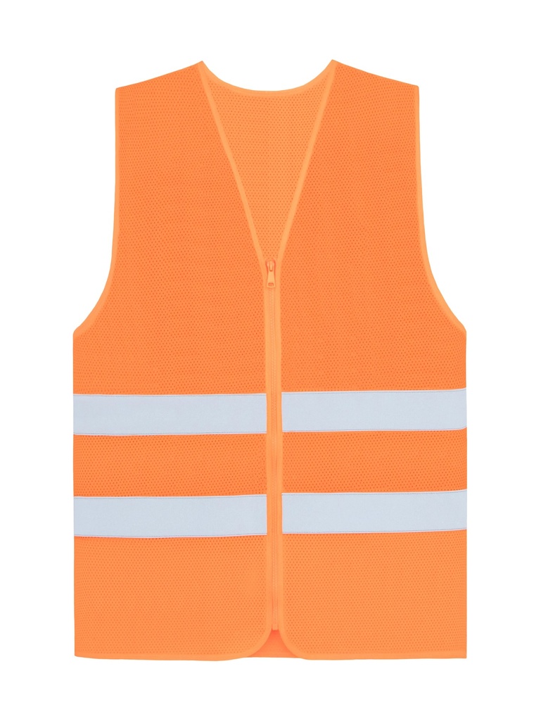 Korntex Mesh CF Warnweste mit Reissverschluss EN 20471, neonorange, XXL/3XL