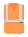 Korntex Warnweste mit drei Reflexstreifen EN 20471, neonorange, XL