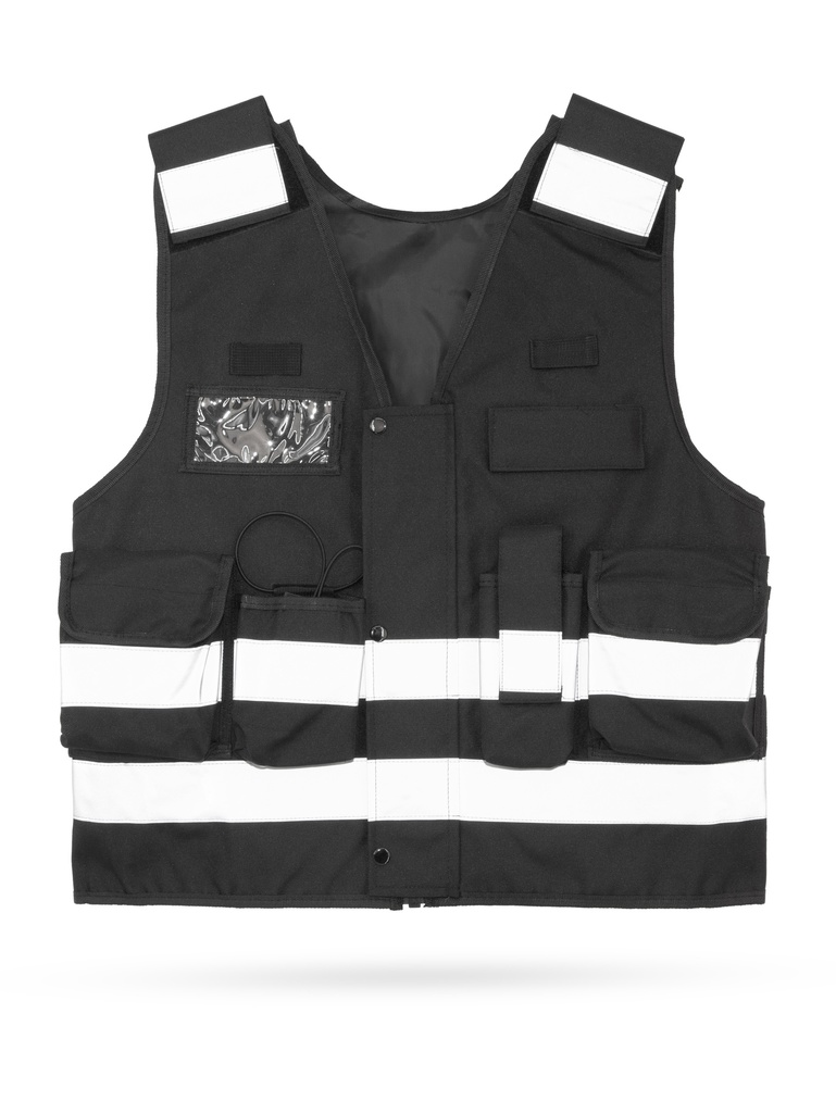 Korntex taktische Einsatzweste Premium EN 17353, schwarz, XXL/4XL