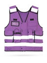 Korntex taktische Einsatzweste Premium EN 17353, violett, M/XL