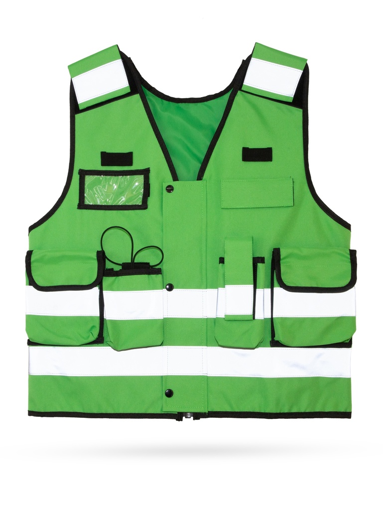 Korntex taktische Einsatzweste Premium EN 17353, grün, XXL/4XL