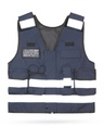 Korntex taktische Einsatzweste Premium EN 17353, navyblau, M/XL