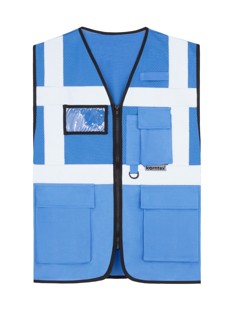 Korntex Hybrid Mesh Multifunktionsweste , blau, XXL