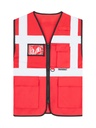 Korntex Hybrid Mesh Multifunktionsweste , rot, XL