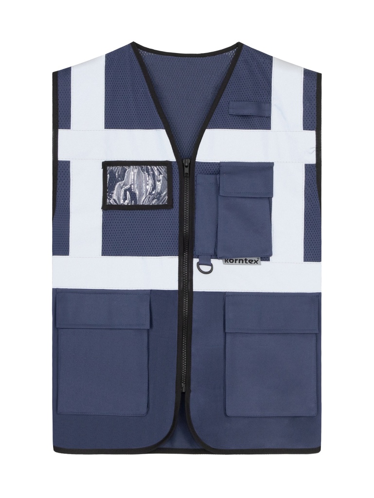 Korntex Hybrid Mesh Multifunktionsweste , navyblau, S