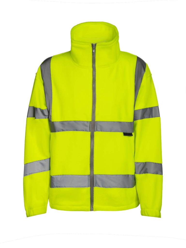 Korntex Hi-Vis Fleecejacke EN 20471, neongelb, XXL