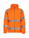 Korntex Hi-Vis Fleecejacke EN 20471, neonorange, 5XL