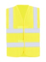 Korntex Warnweste flammenhemmend EN 14116, neongelb, 3XL