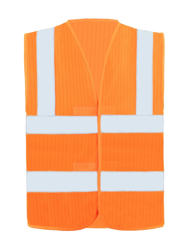 Korntex Warnweste flammenhemmend EN 14116, neonorange, 4XL