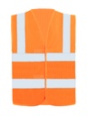 Korntex Warnweste flammenhemmend EN 14116, neonorange, 4XL