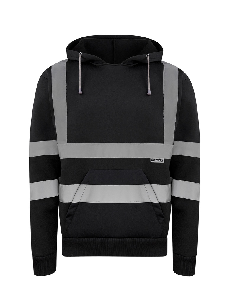Korntex Hoodie, schwarz, L