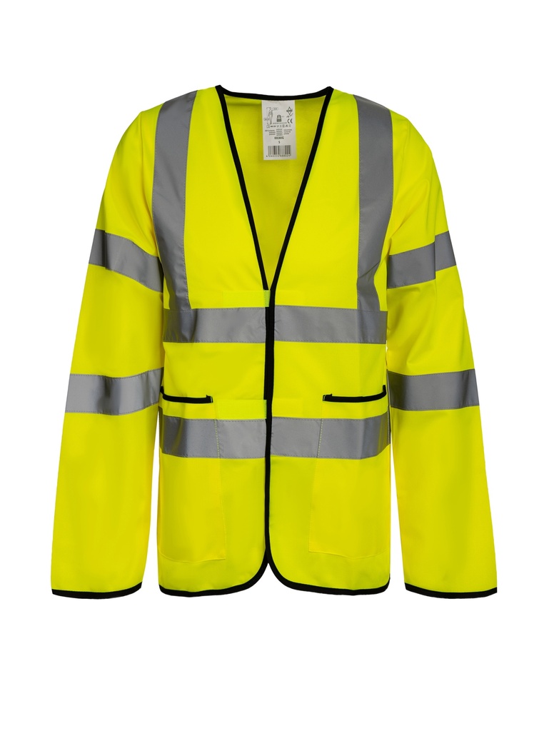Korntex Hi-Vis leichte Warnjacke EN 20471, neongelb, XL