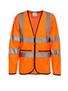 Korntex Hi-Vis leichte Warnjacke EN 20471, neonorange, XL