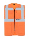 Korntex Multifunktionswarnweste EN 20471, neonorange, 4XL