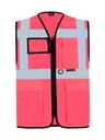 Korntex Multifunktionsweste, neonpink, M