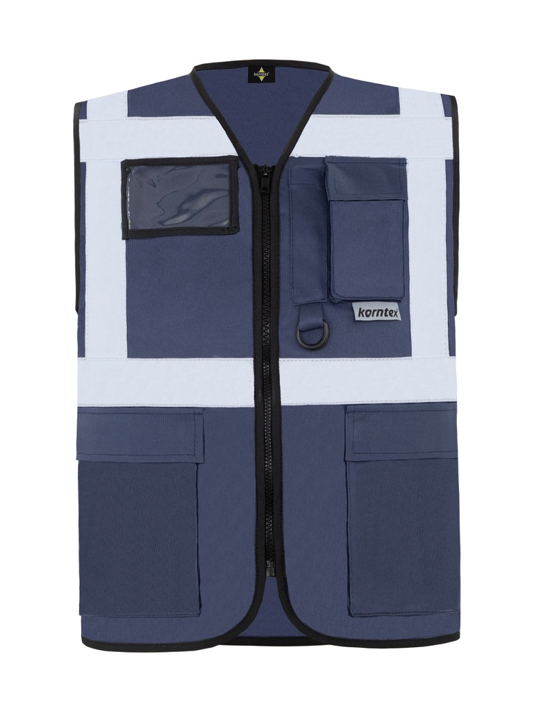 Korntex Multifunktionsweste, navyblau, XXL