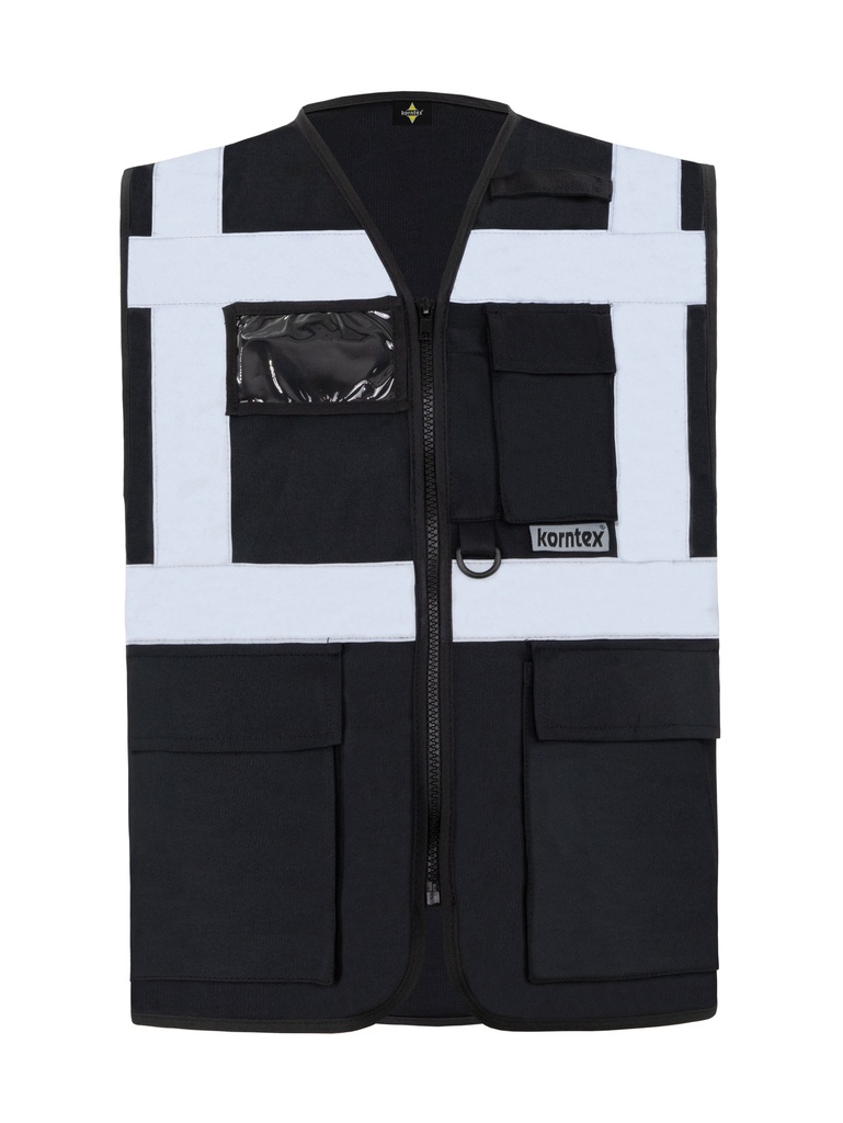 Korntex Multifunktionsweste, schwarz, 3XL