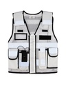 Korntex taktische Mesh Einsatzweste, weiss, M/XL