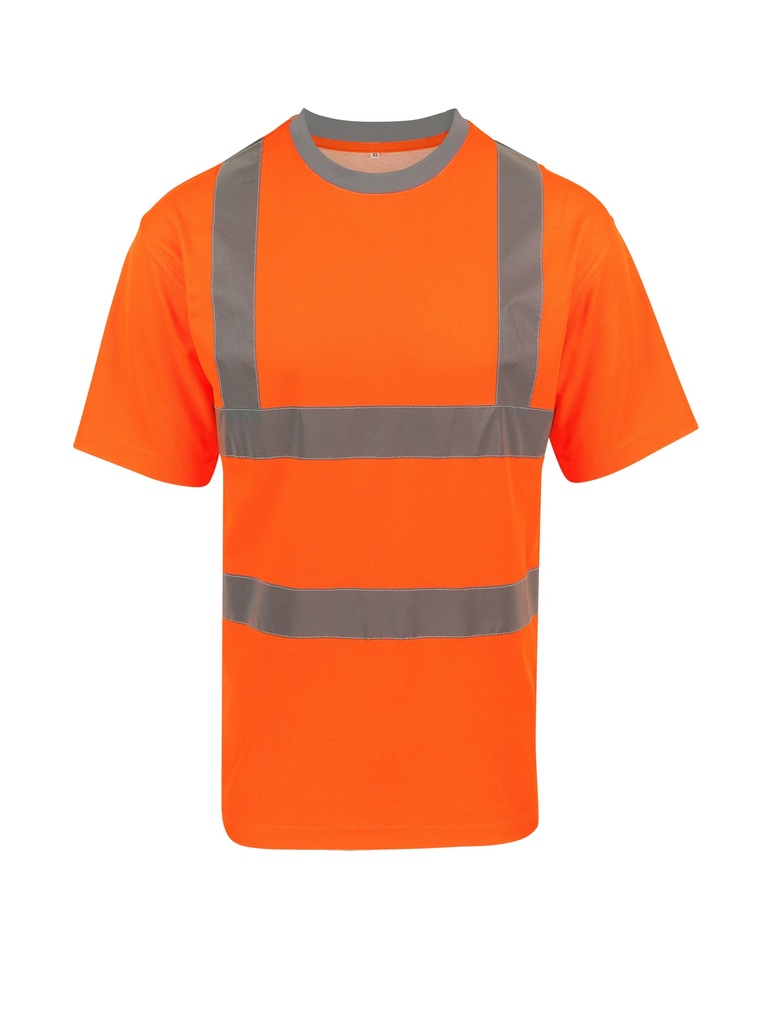 Korntex Hi-Vis Poly-Cotton T-Shirt EN 20471, neonorange, 3XL