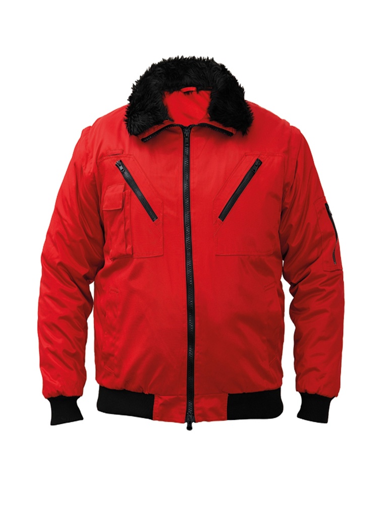 Korntex Pilotenjacke, rot, L