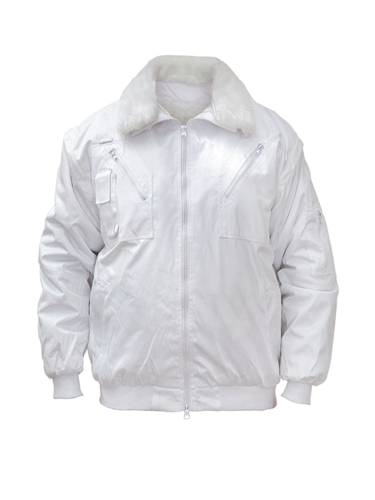 Korntex Pilotenjacke, weiss, XL