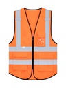 Korntex Multifunktionswarnweste Premium EN 20471 , neonorange, L/XL