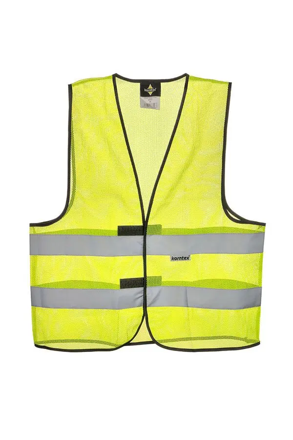 Korntex Mesh Warnweste EN 20471, neongelb, 4XL