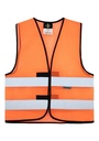 Korntex Mesh Warnweste EN 20471, neonorange, XL