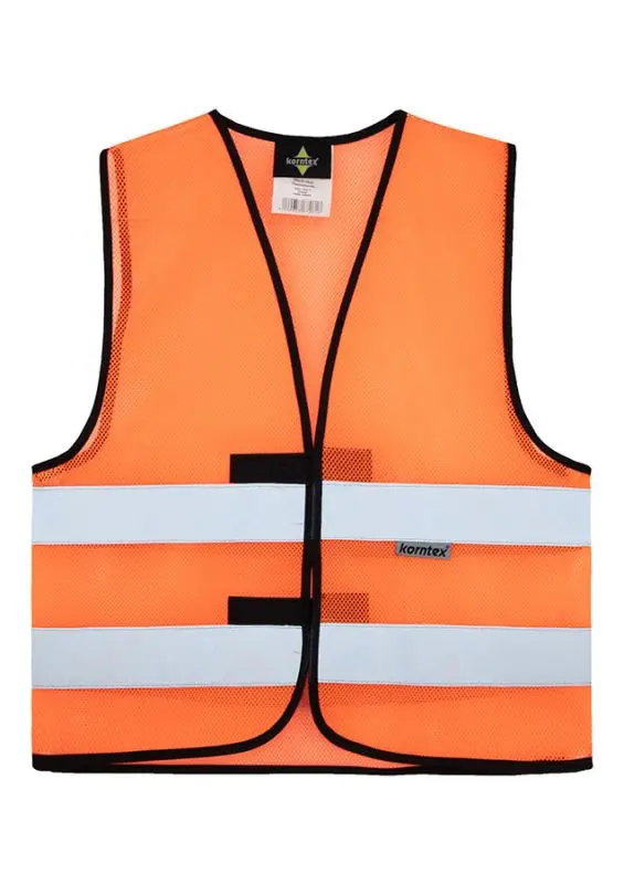 Korntex Mesh Warnweste EN 20471, neonorange, 6XL