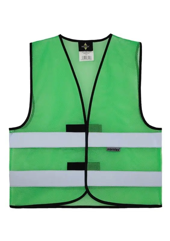 Korntex Mesh Funktionsweste, grün, 5XL
