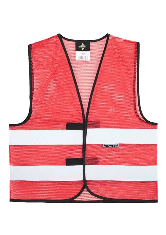 Korntex Mesh Funktionsweste, rot, XXL