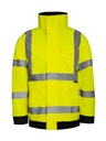 Korntex Hi-Vis Regenjacke EN 20471, neongelb, 4XL